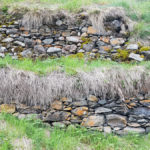 Doble mur de tanca de camí de Percanela